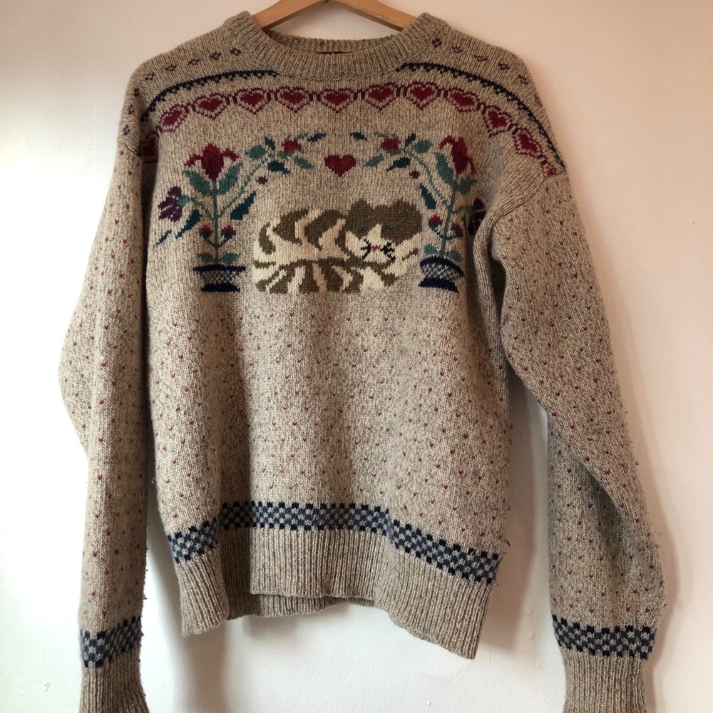 Sleeping Kitten Sweater